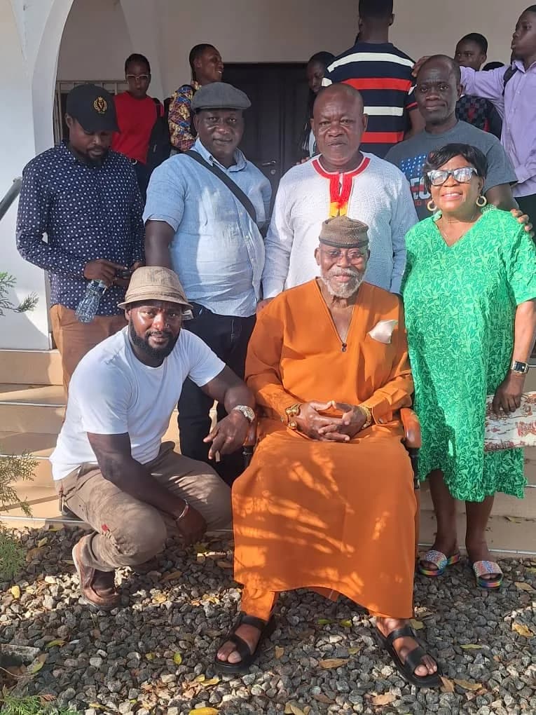 Courtesy Visit by RAI Beneficiaries to Dr. Nyaho Nyaho Tamakloe