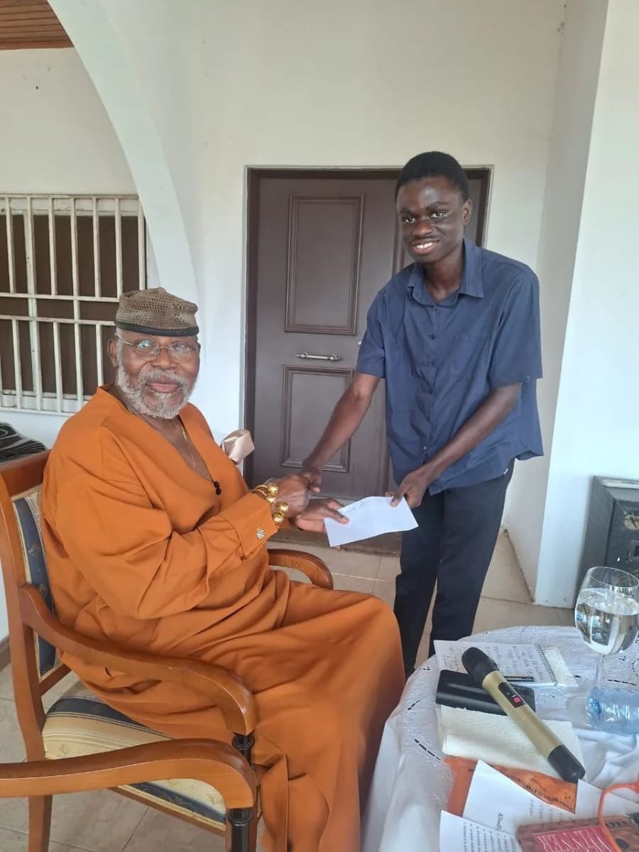 Courtesy Visit by RAI Beneficiaries to Dr. Nyaho Nyaho Tamakloe