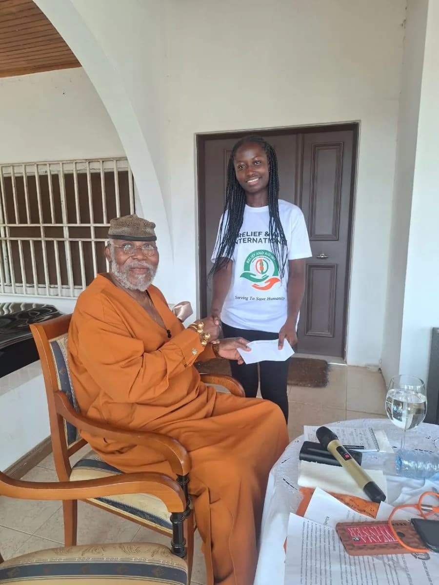 Courtesy Visit by RAI Beneficiaries to Dr. Nyaho Nyaho Tamakloe