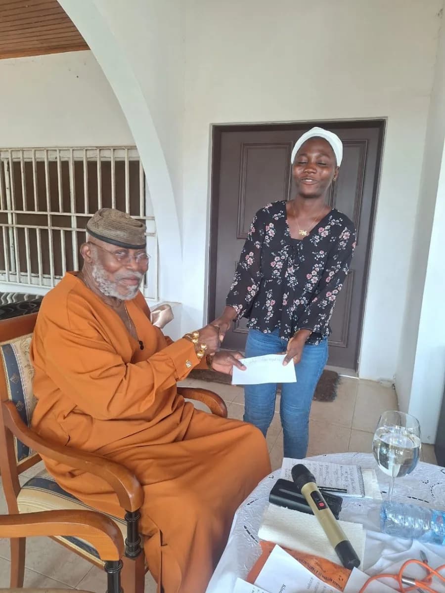 Courtesy Visit by RAI Beneficiaries to Dr. Nyaho Nyaho Tamakloe