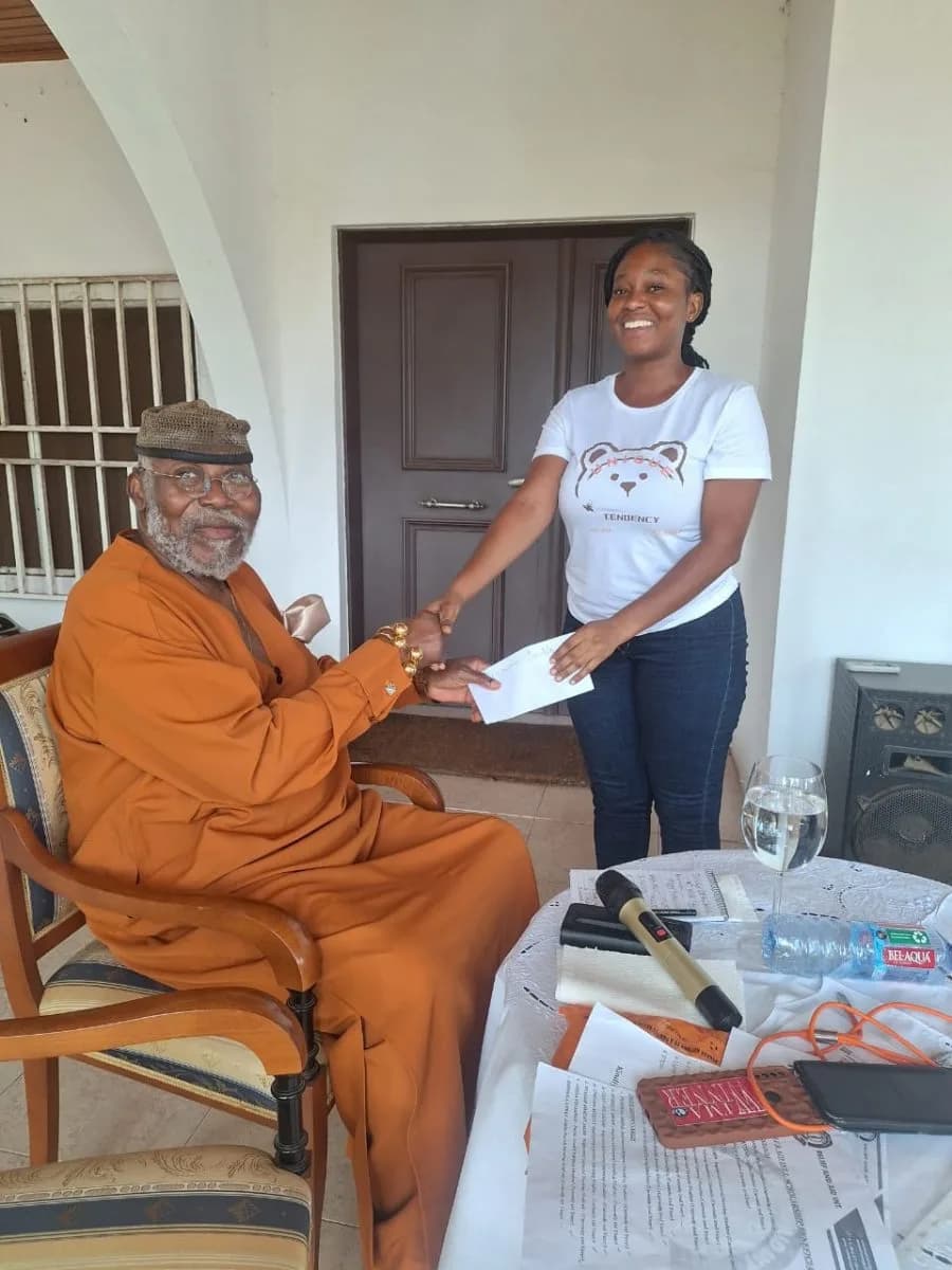 Courtesy Visit by RAI Beneficiaries to Dr. Nyaho Nyaho Tamakloe