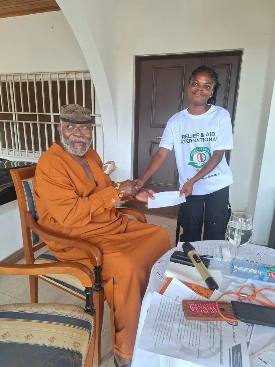 Courtesy Visit by RAI Beneficiaries to Dr. Nyaho Nyaho Tamakloe