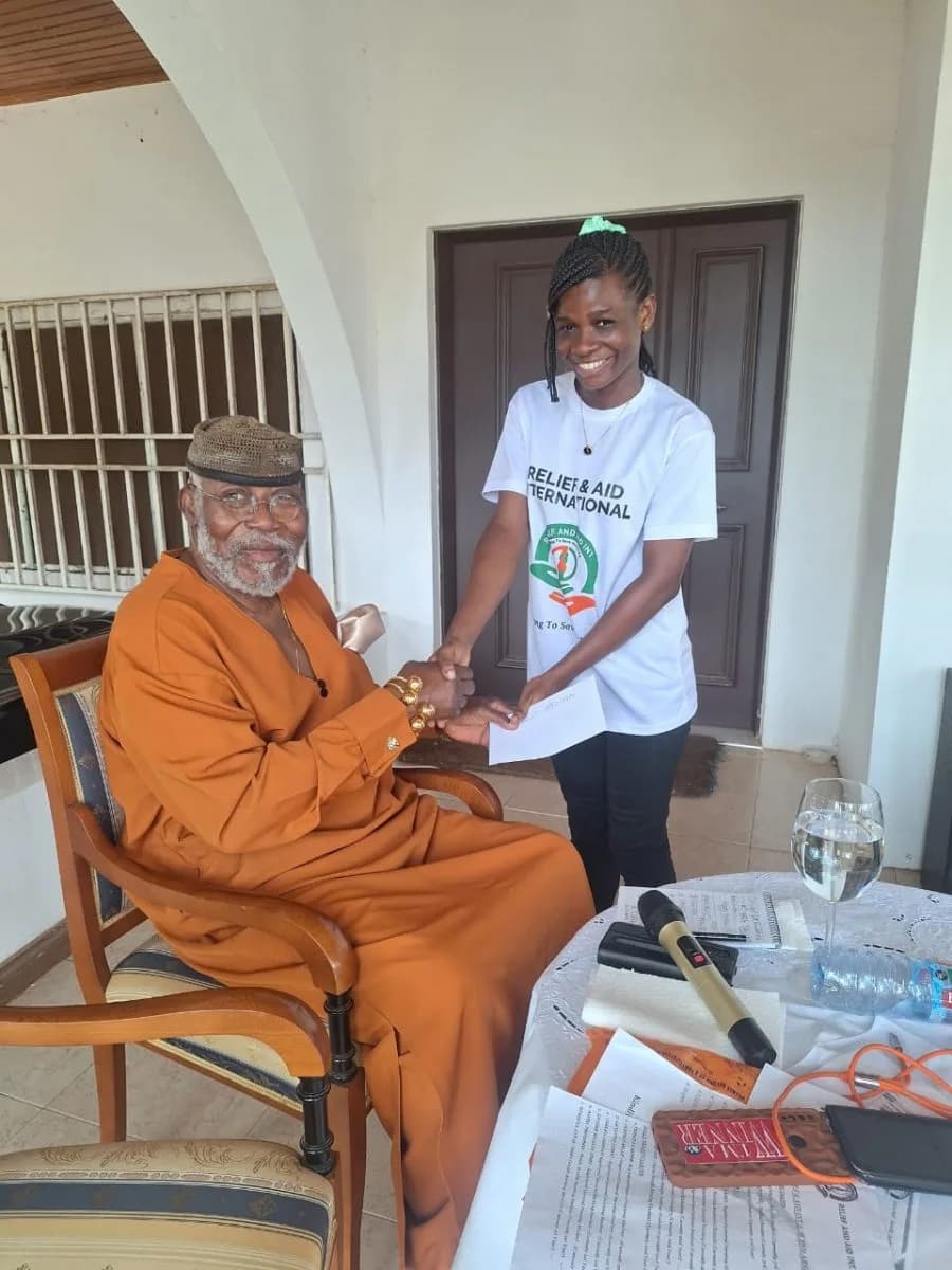 Courtesy Visit by RAI Beneficiaries to Dr. Nyaho Nyaho Tamakloe