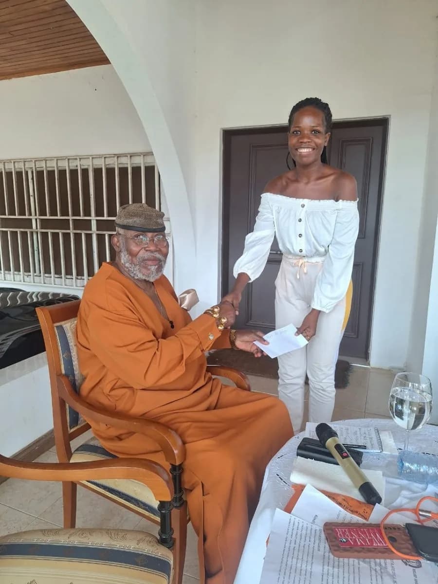 Courtesy Visit by RAI Beneficiaries to Dr. Nyaho Nyaho Tamakloe