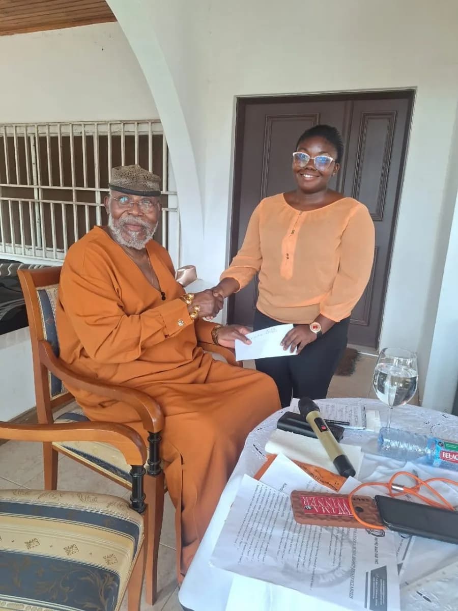 Courtesy Visit by RAI Beneficiaries to Dr. Nyaho Nyaho Tamakloe