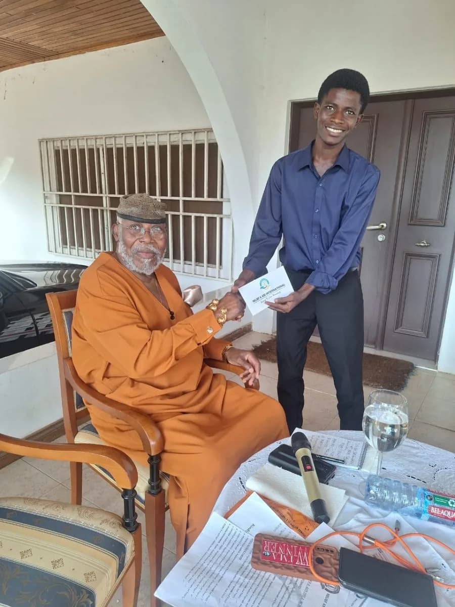 Courtesy Visit by RAI Beneficiaries to Dr. Nyaho Nyaho Tamakloe