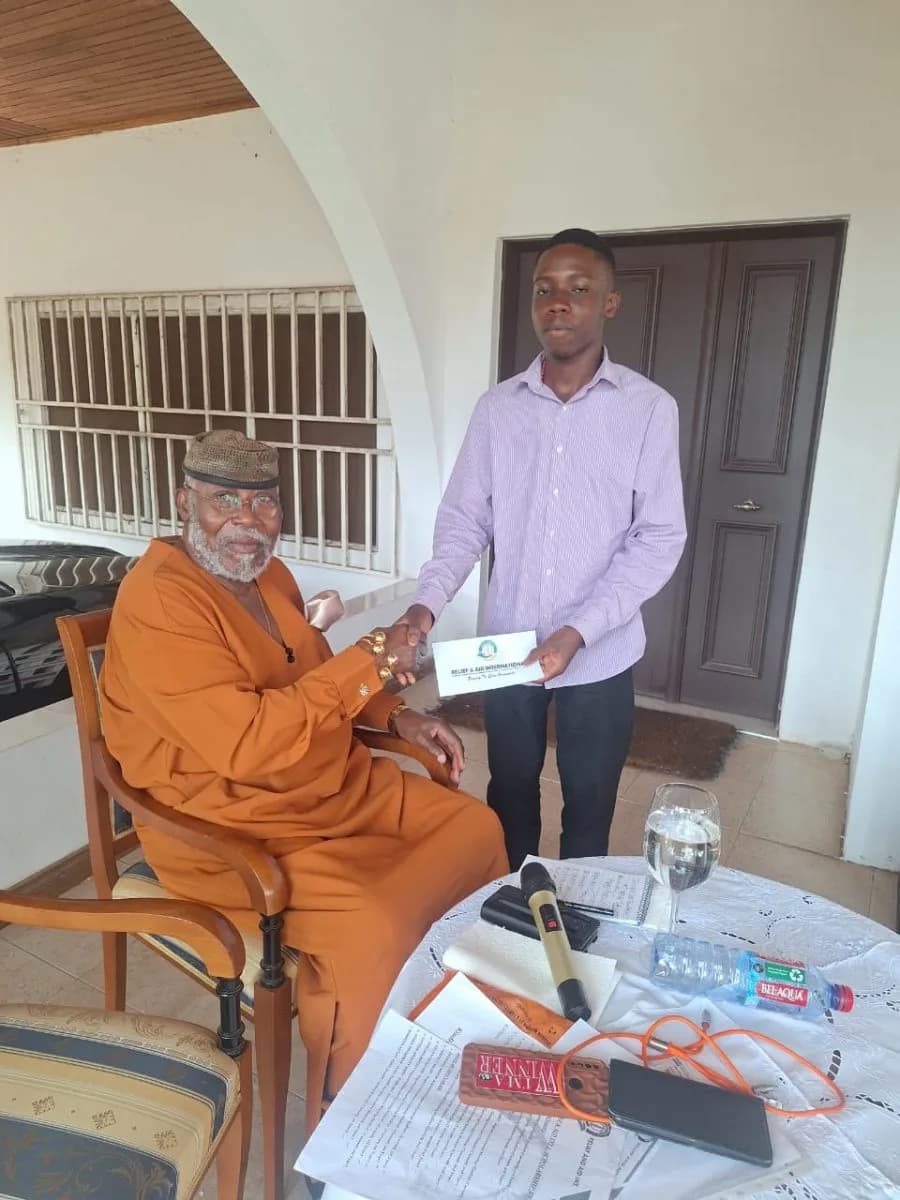 Courtesy Visit by RAI Beneficiaries to Dr. Nyaho Nyaho Tamakloe